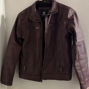 Men's Deep Brown Leather Jacket